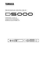 Yamaha D-5000-E-1 - Owners Manual 